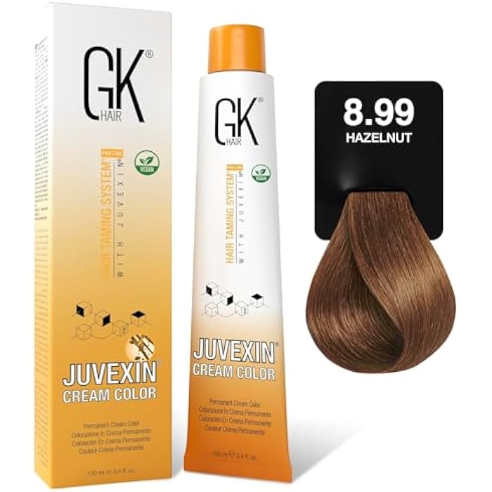 GK HAIR Color - 8.99 HAZELNUT - Image 1